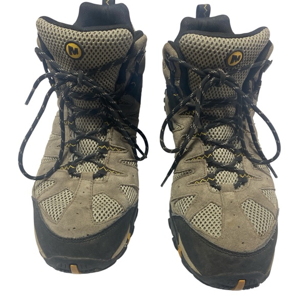 Merrell Other - Merrell Men's Gray and Black Waterproof Hiking Shoes J50829 Size 10.5